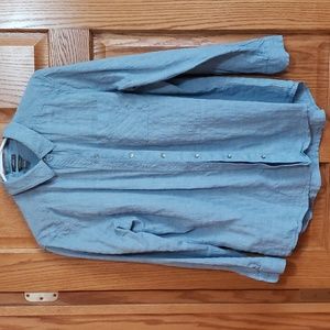 Eddie Bauer lightweight denim look blouse